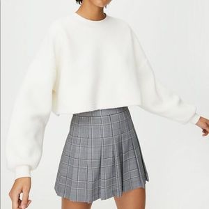 Aritzia Cropped Crewneck sweater